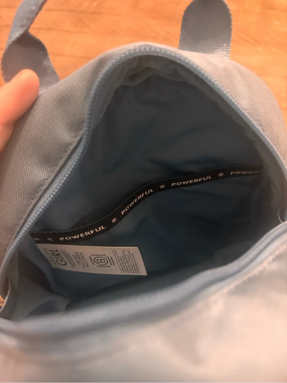 Athleta Girl Dusty Blue Mini Backpack OSFM